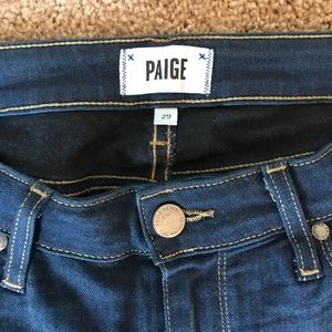 Paige Denim Size 29 Blue Skyline Skinny Jeans
